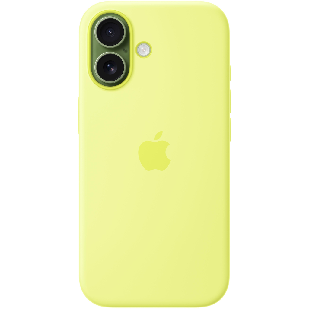 Чохол до мобільного телефона Apple Silicone iPhone 17 Neon Yellow Model A3558 (MGEV4ZM/A) - зображення 5