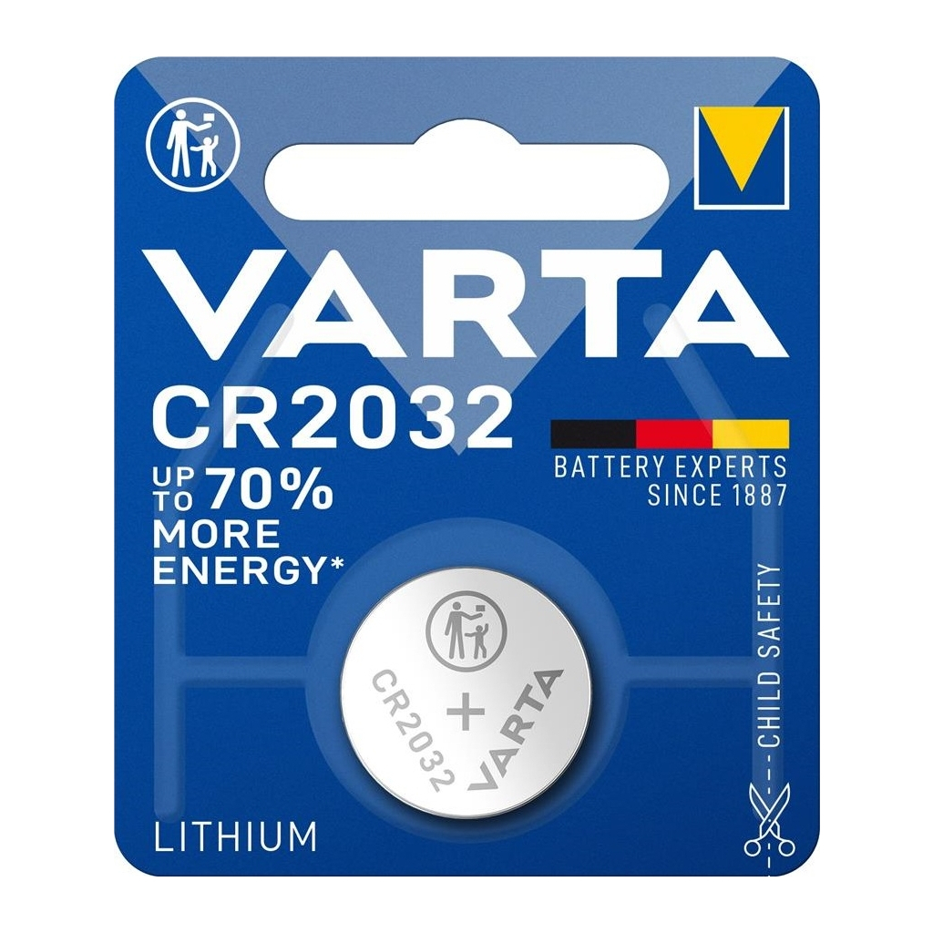 Батарейка Varta CR2032 Lithium (06032101401) - зображення 1
