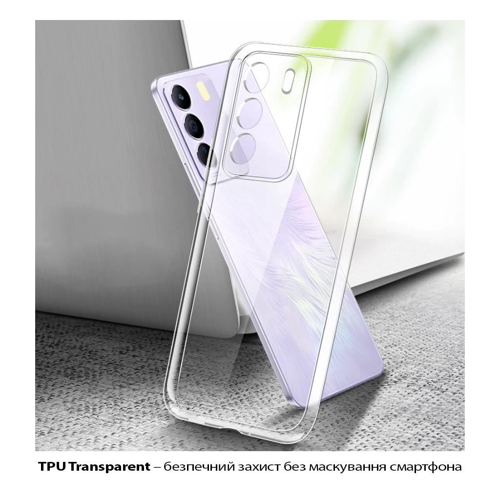 Чохол до мобільного телефона BeCover Silicone Realme C71 Transparent (713780) - зображення 2