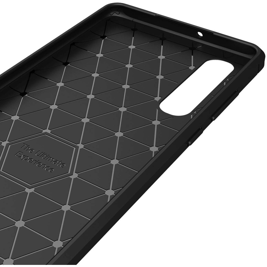 Чохол до мобільного телефона Laudtec Huawei P30 Carbon Fiber (Black) (LT-P30B) - зображення 6