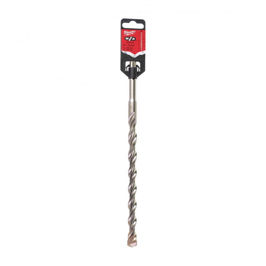Бур Milwaukee SDS-PLUS M2, 14,0х260х210мм (4932307079) - зображення 2