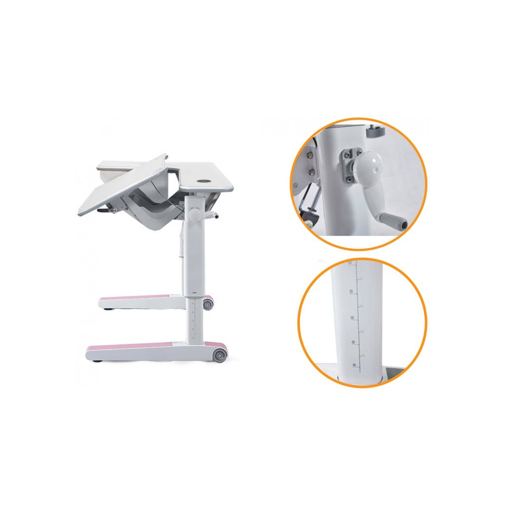 Парта Mealux Ergowood L Multicolor W Energy (BD-810 W/MC Energy) - изображение 7