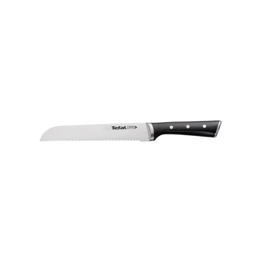 Кухонний ніж Tefal Ice Force 20см, чорний (K2320414) - изображение 1