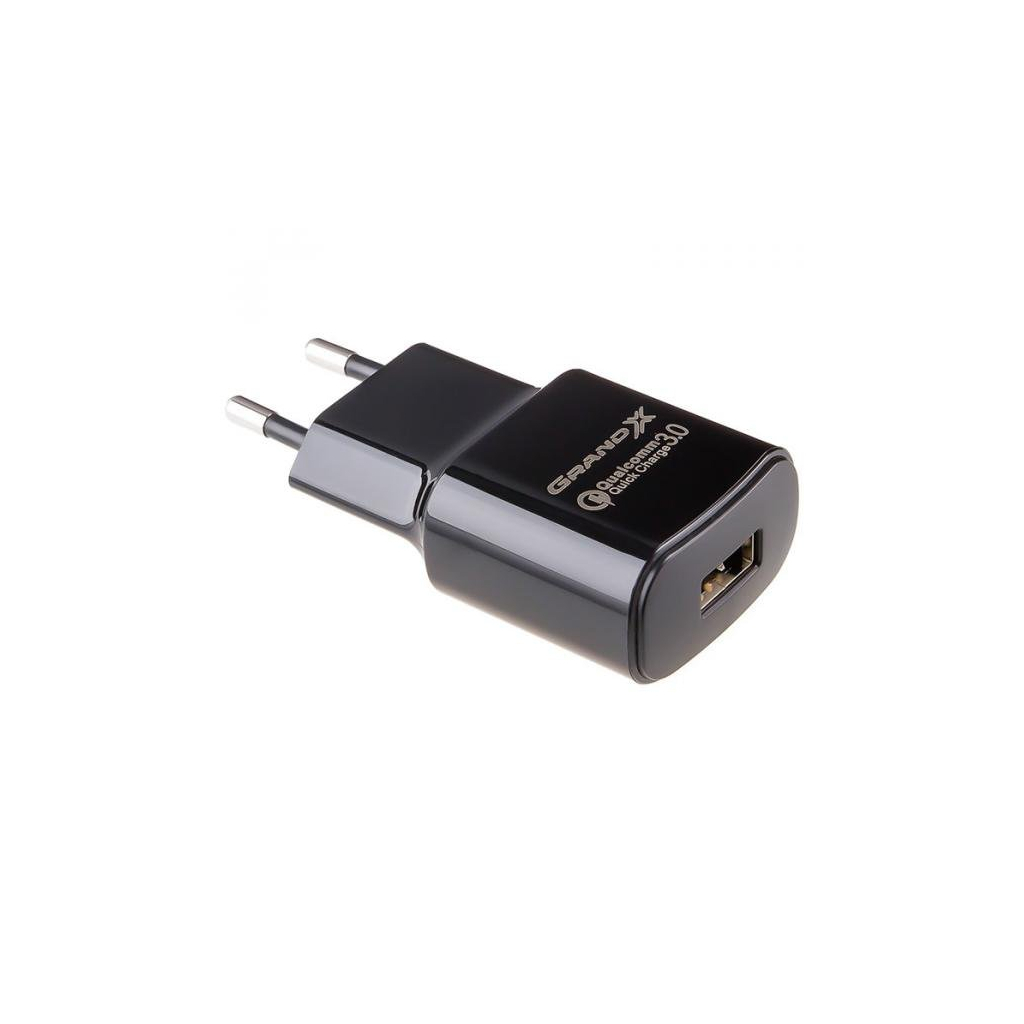 Зарядний пристрій Grand-X CH-550BM (Quick Charg QC3.0 Grand-X 3.6V-12V, 3A-1.5A + DC c (CH-550BM) - зображення 2