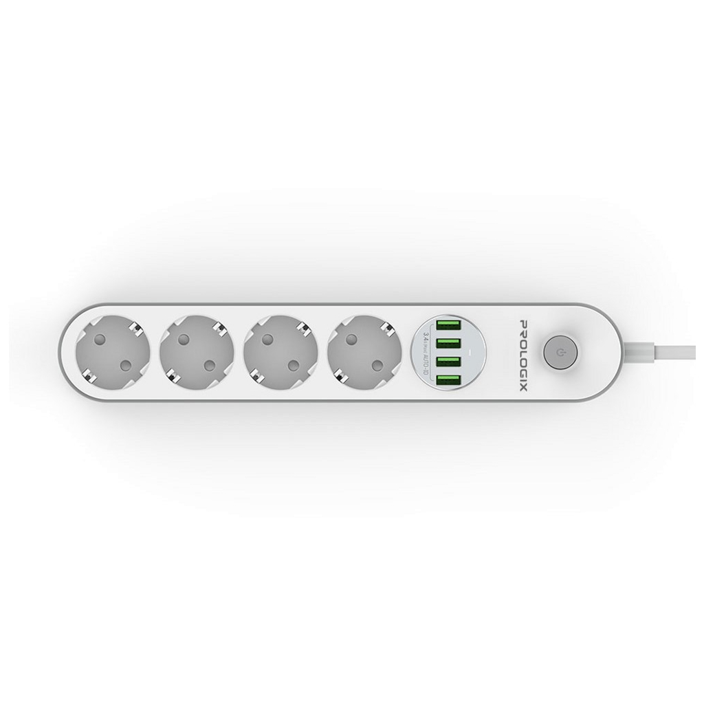 Мережевий фільтр живлення Prologix Premium PR-SE4432W (PR-SE4432W) - зображення 3