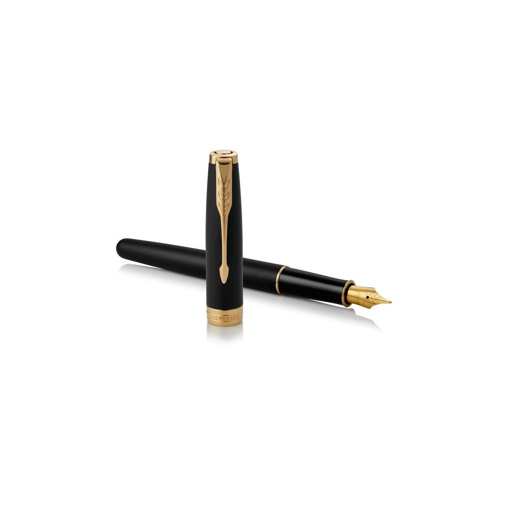 Ручка пір'яна Parker SONNET 17 Matte Black Lacquer GT  FP F (84 811) - зображення 3