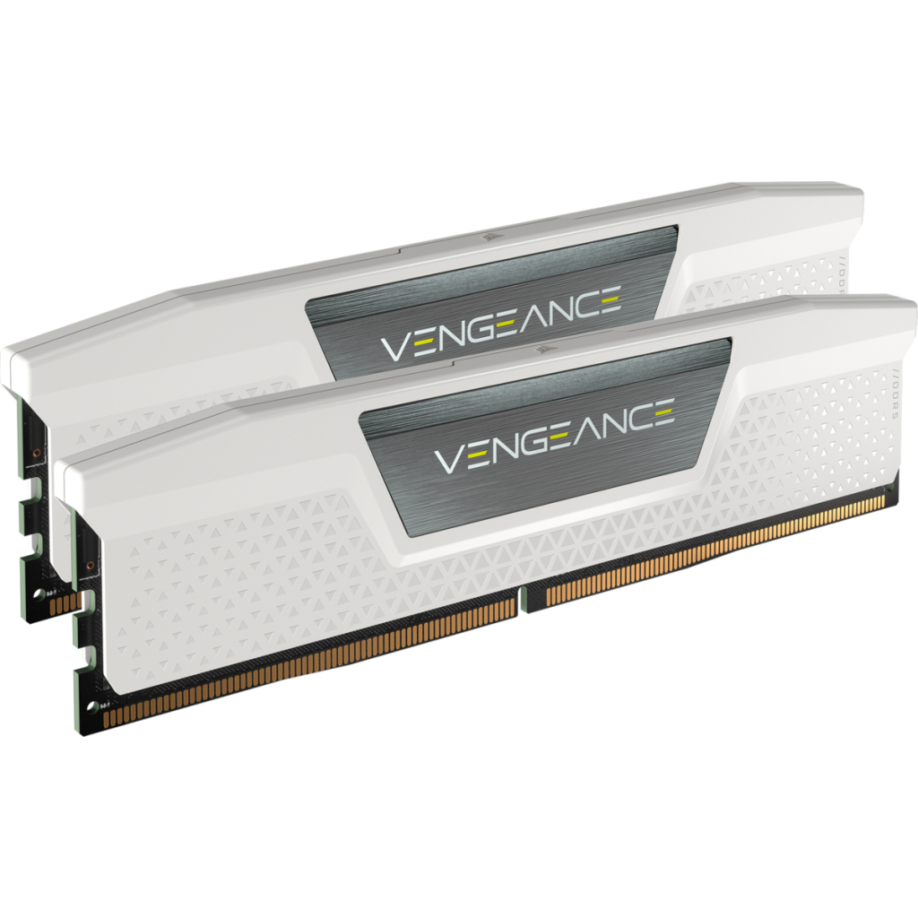 Модуль пам'яті для комп'ютера DDR5 32GB (2x16GB) 5200 MHzVengeance White Corsair (CMK32GX5M2B5200C40W) - зображення 2