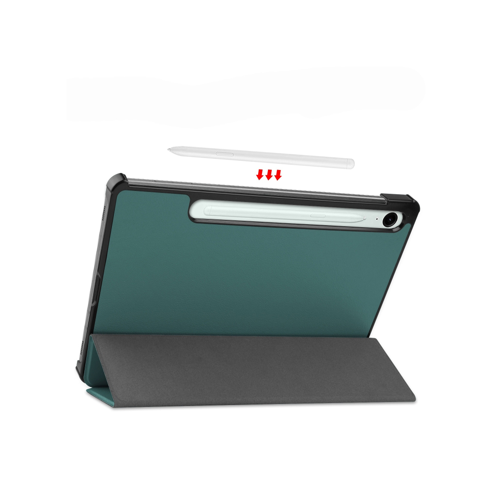 Чохол до планшета BeCover Smart Case Samsung Galaxy Tab S10 FE (SM-X520/SM-X526) 10.9" Dark Green (713275) - зображення 5