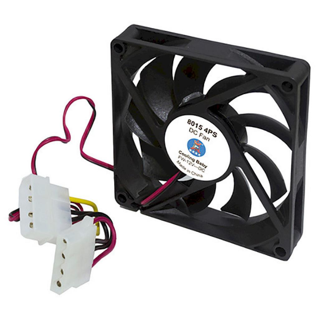 Кулер до корпусу Cooling Baby 8015 4PS - зображення 3