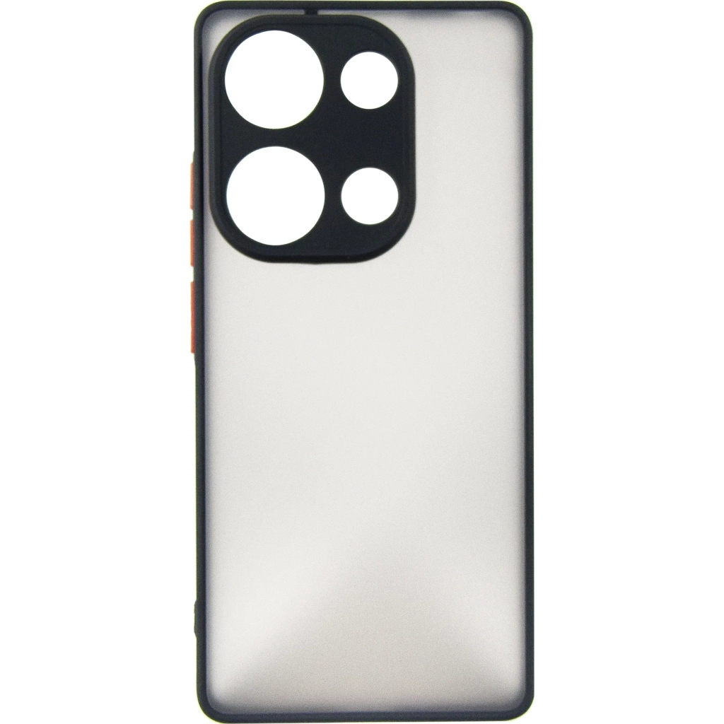 Чохол до мобільного телефона Dengos POCO M6 Pro 4G Matte + glass (Black) (DG-KM-111) - зображення 2