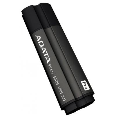 USB флеш накопичувач ADATA 32GB S102PRO Gray USB 3.1 (AS102P-32G-RGY) - зображення 2