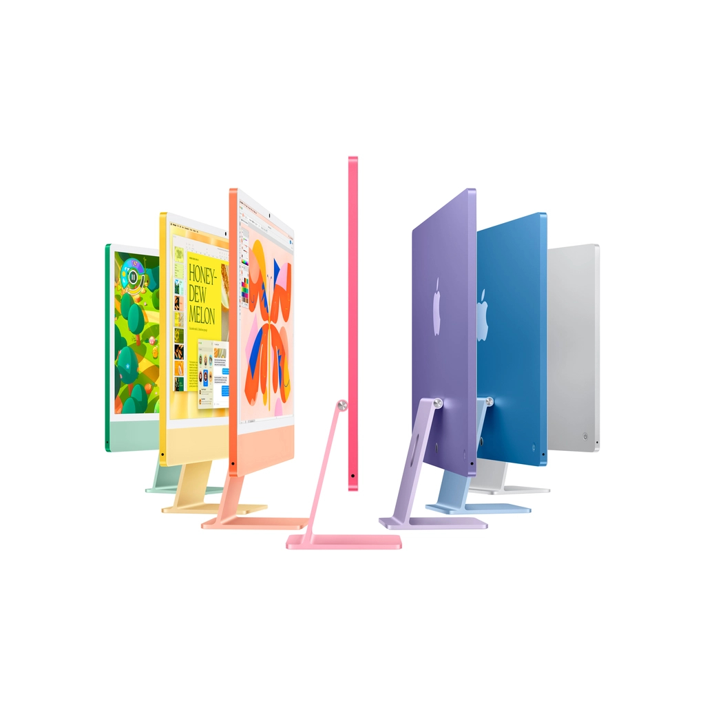 Комп'ютер Apple 24" iMac Retina 4.5K / Apple M4 (10-c/CPU, 10-c/GPU), 16, 256, Silver (MWV33UA/A) - зображення 4