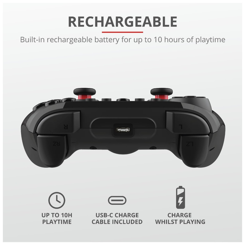 Геймпад Trust GXT 1230 MUTA Bluetooth Black (23579) - зображення 9