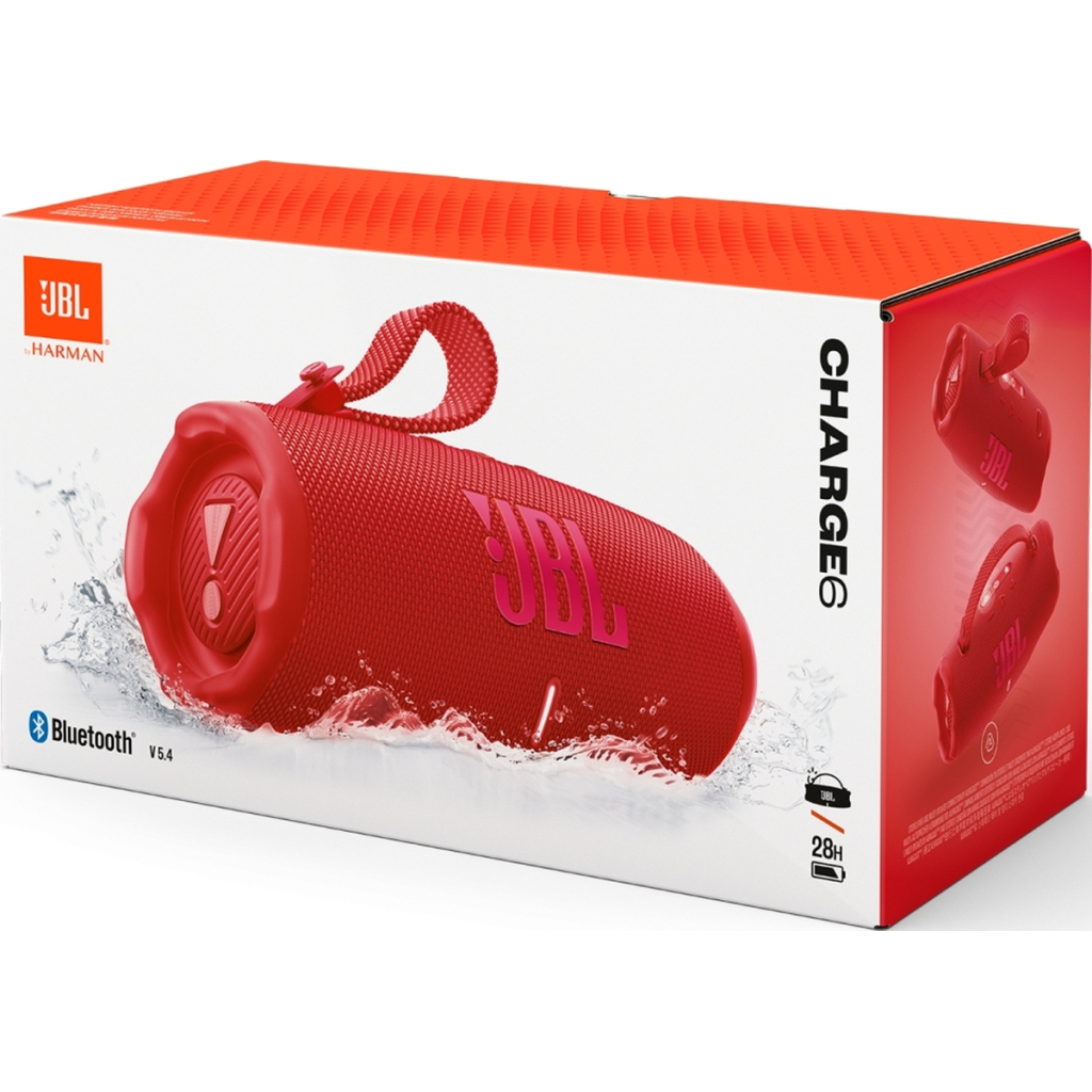 Акустична система JBL Charge 6 Red (JBLCHARGE6RED) - зображення 11