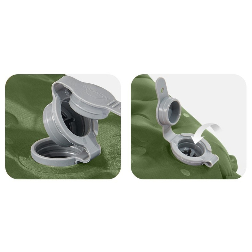 Туристичний килимок Naturehike CNK2450WS014 186х58х8 см зелений (6976023926808) - зображення 2
