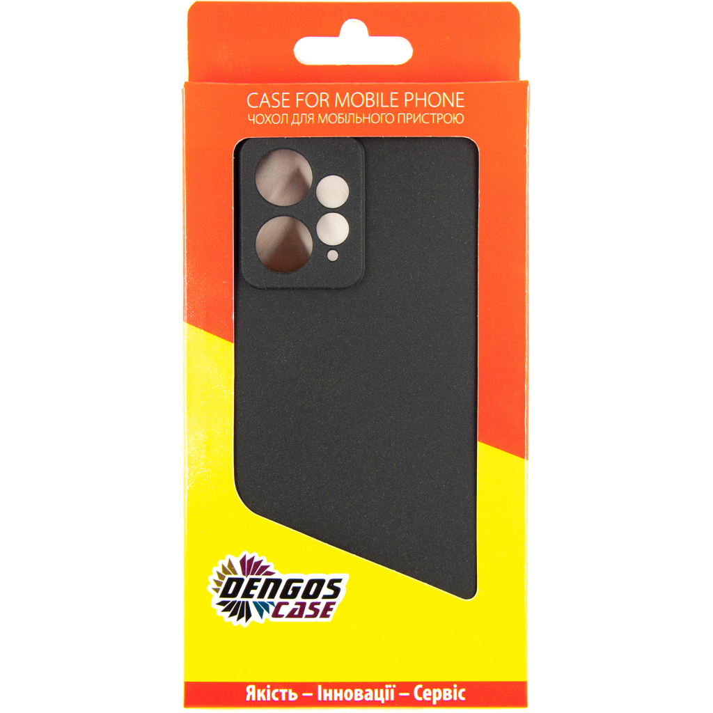 Чохол до мобільного телефона Dengos Carbon Xiaomi Redmi Note 12 4g (black) (DG-TPU-CRBN-175) - зображення 5