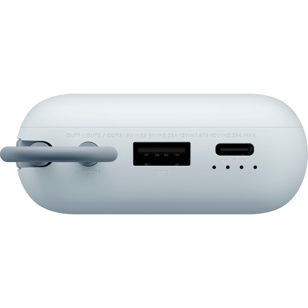 Батарея універсальна Xiaomi 10000mAh 22.5W, Integrated Cable, blue (BHR9073GL) - зображення 5