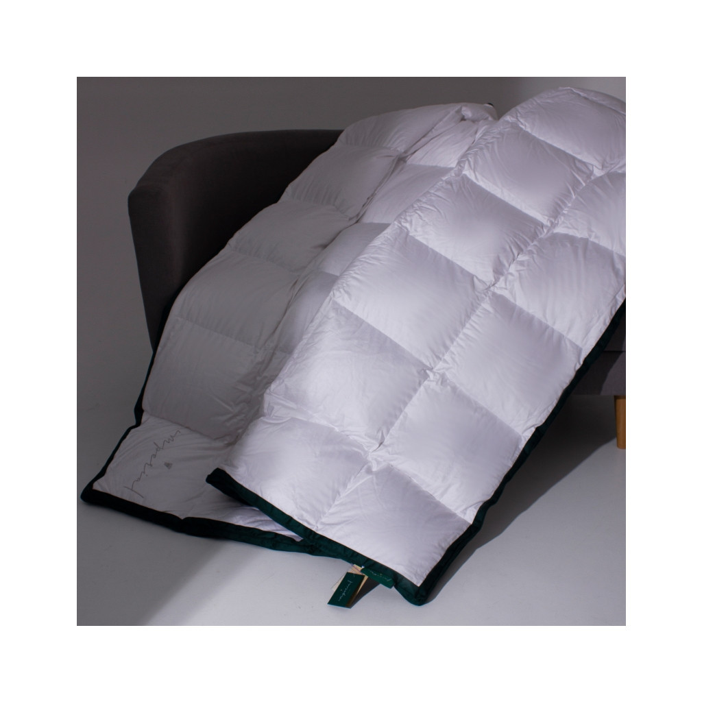 Ковдра MirSon Thinsulat Imperial Satin Luxe Демісезонна 100% пух 220х240 King Size (2200007177684) - зображення 6