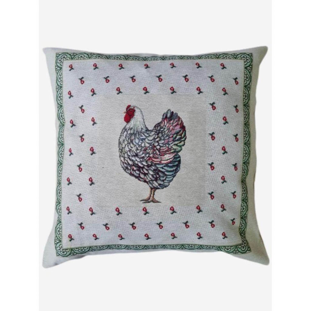 Наволочка Прованс декоративна Сіра курочка 45х45 (026001) - зображення 1