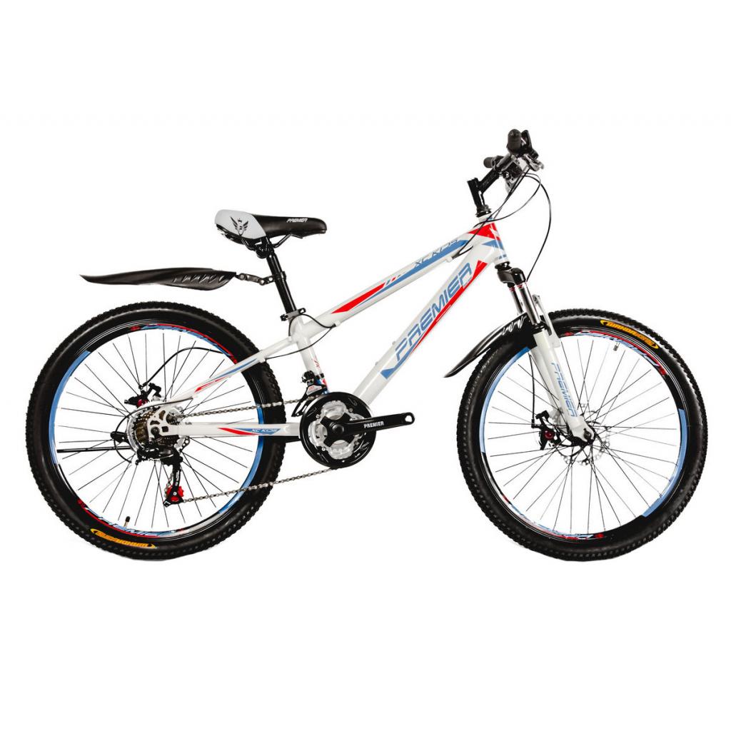 Велосипед Premier Pirate 24 Disc 11" RS35 білий з червоно-блакитним (13803) - зображення 1