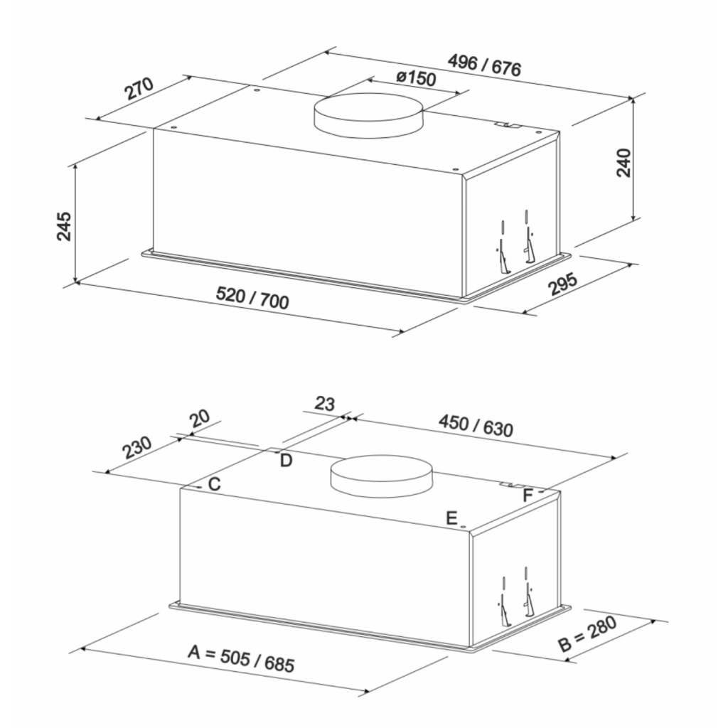 Витяжка кухонна Eleyus NAVIS 800 LED 52 BL - зображення 12