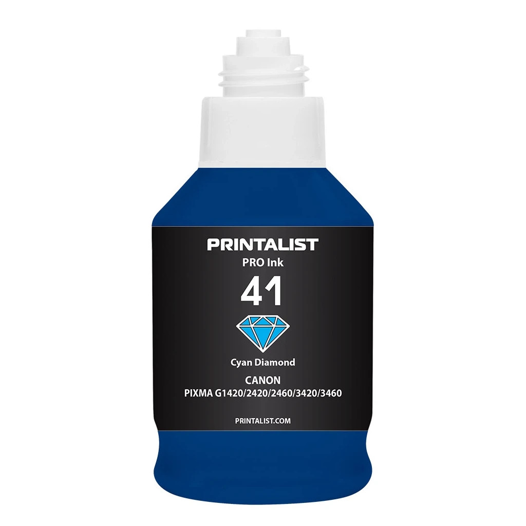 Чорнило Printalist Canon GI-41 для Pixma G2420/3420 190г Cyan (PL41C) - зображення 2