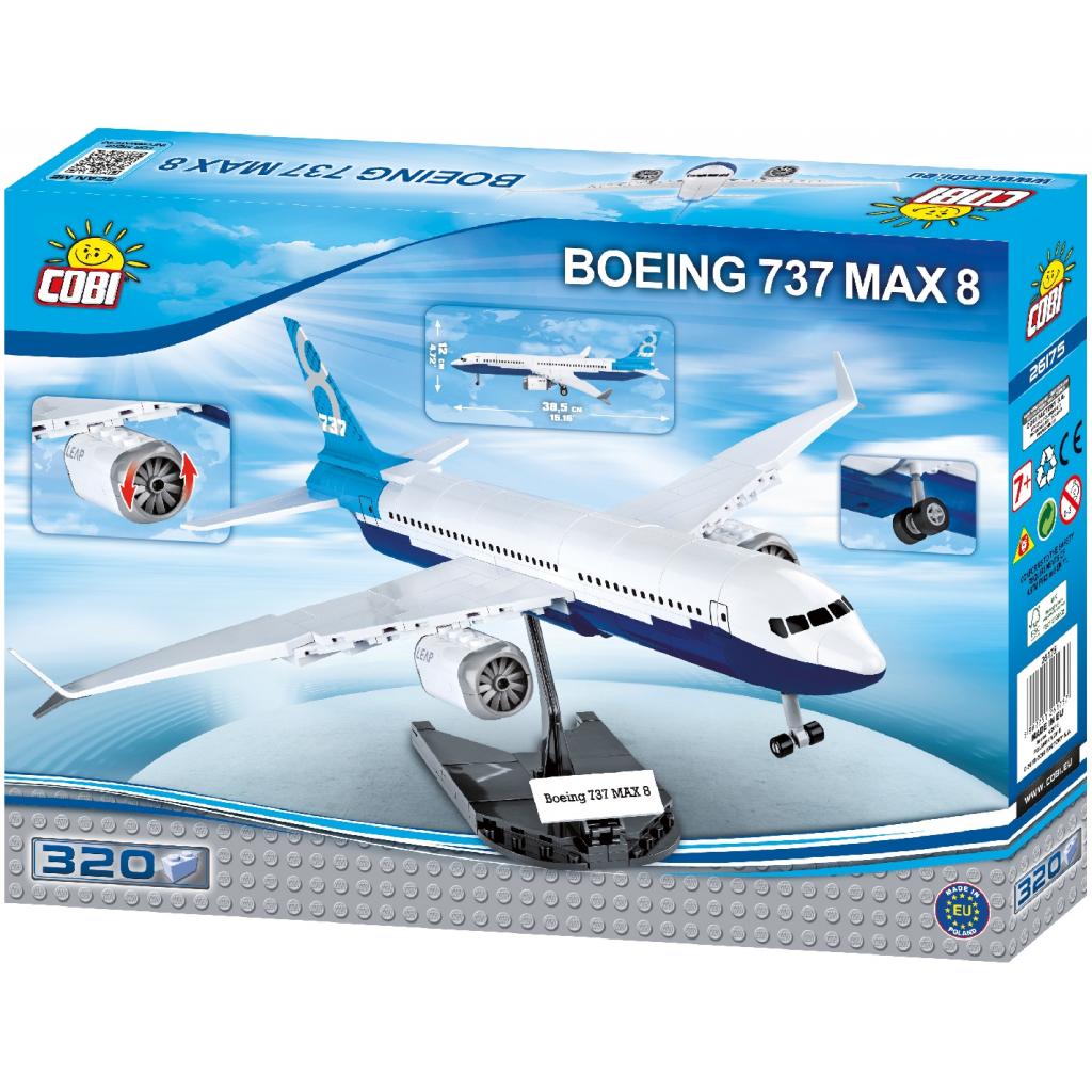 Конструктор Cobi Літак Boeing 737 MAX 8 320 деталей (COBI-26175) - зображення 5