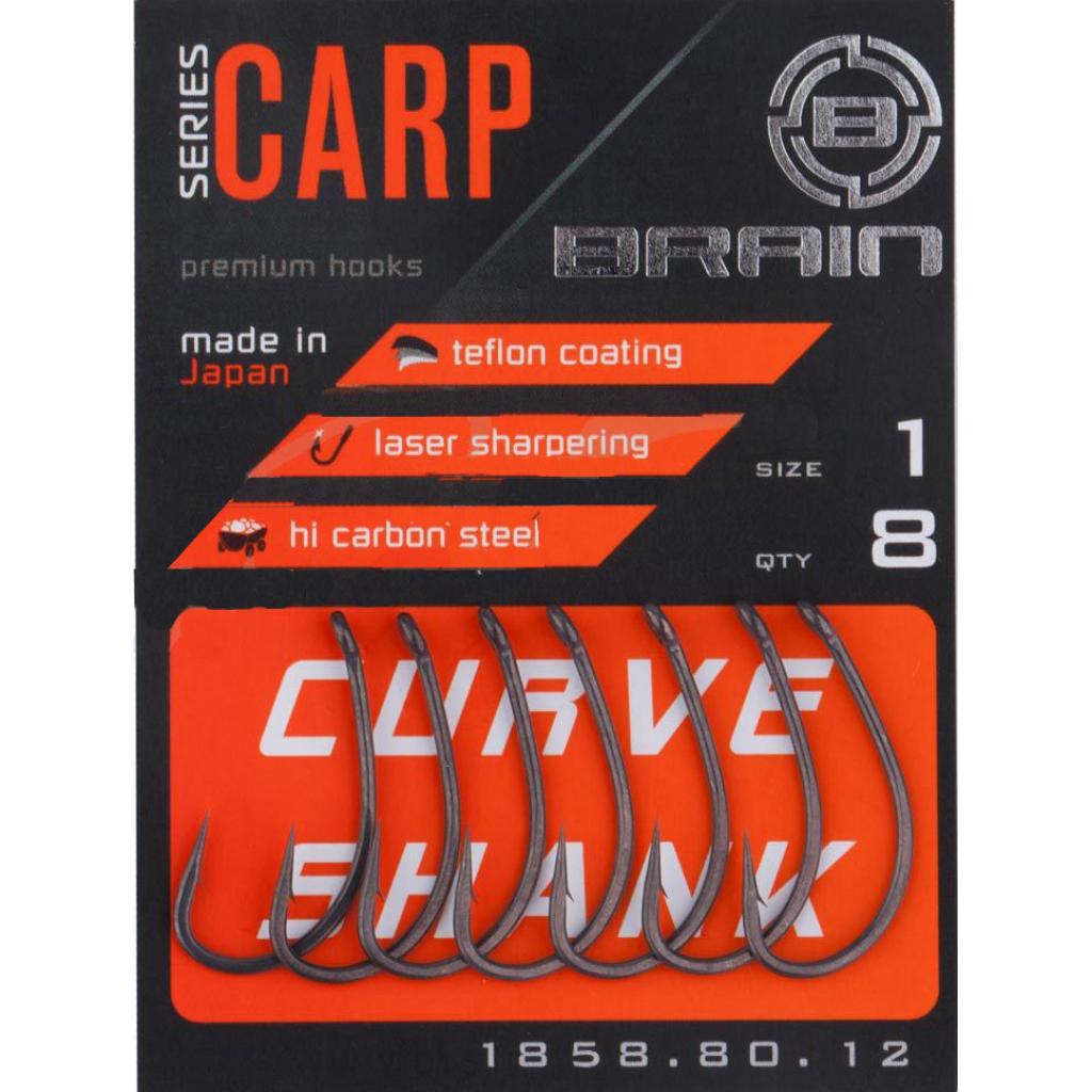 Гачок Brain Brain Curve Shank 01 (8 шт/уп) (1858.80.12) - зображення 2
