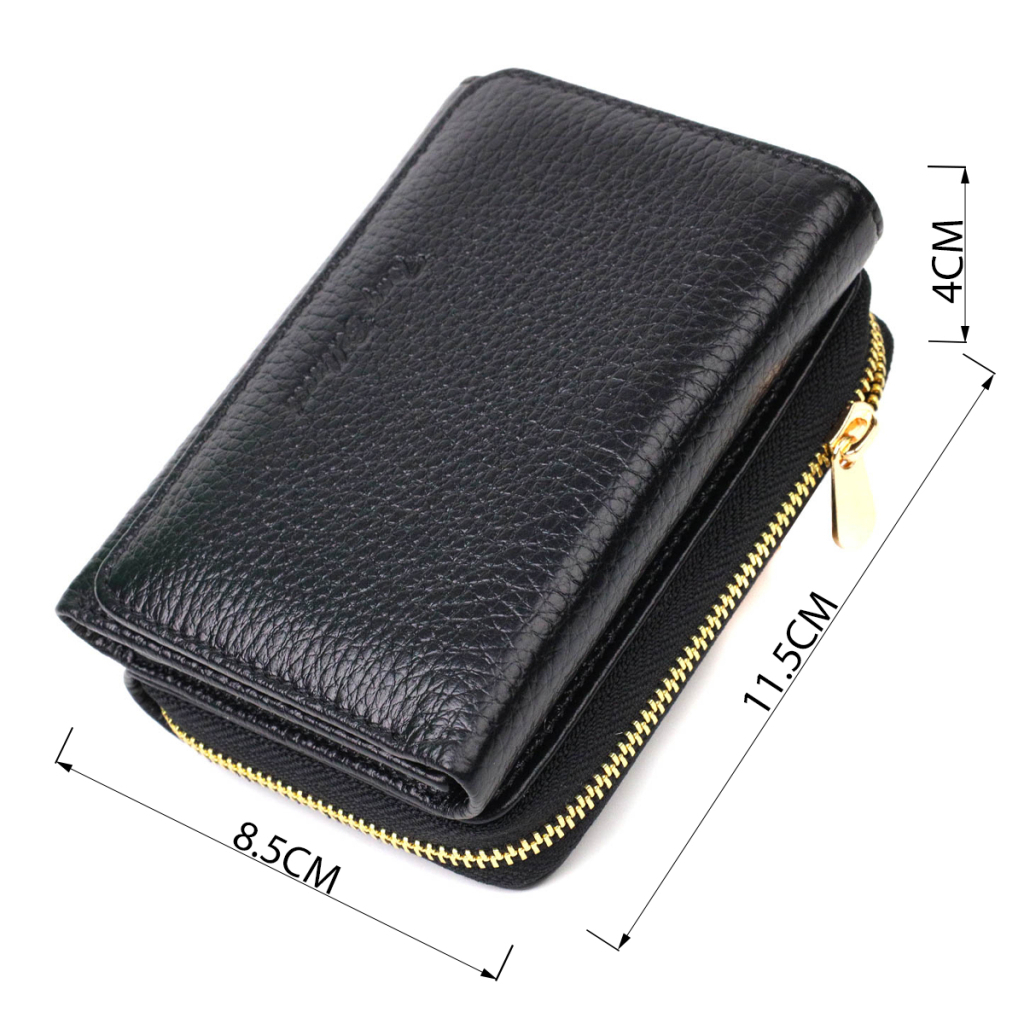 Портмоне Tony Bellucci З натуральної шкіри Чорне (22024) - зображення 3