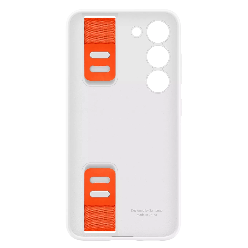 Чохол до мобільного телефона Samsung Galaxy S23 Silicone Grip Case White (EF-GS911TWEGRU) - зображення 2