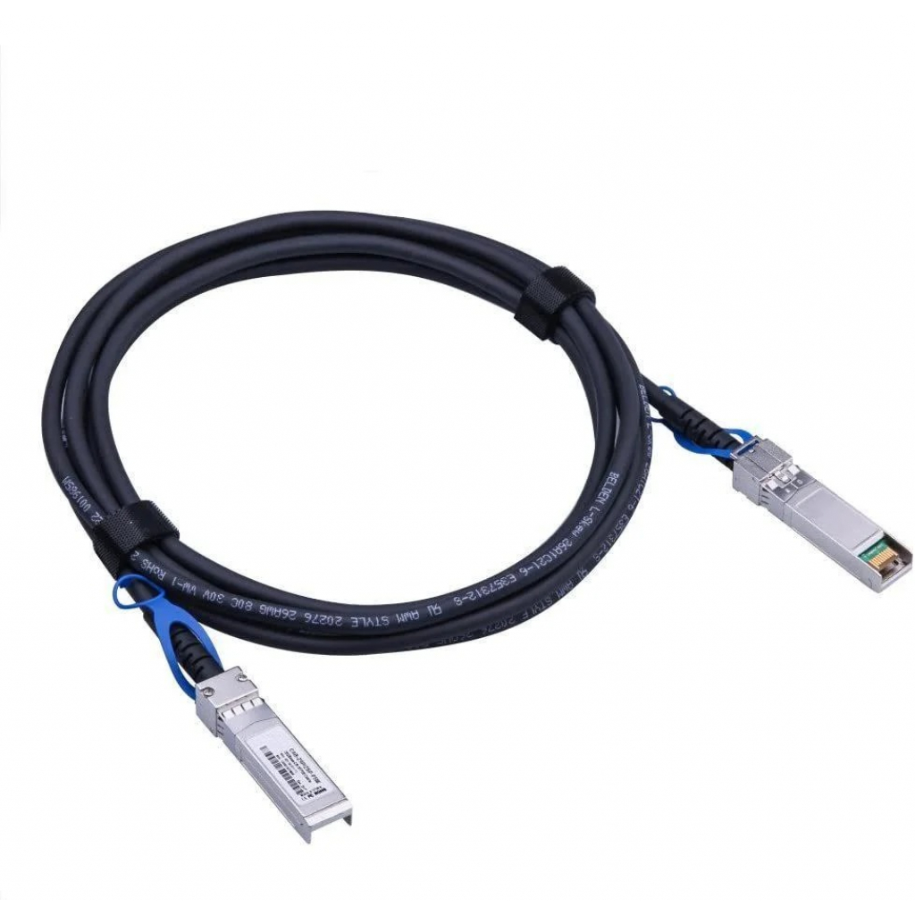 Оптичний патчкорд Alistar SFP28 to SFP28 25G Directly-attached Copper Cable 3M (DAC-SFP28-3M) - изображение 1