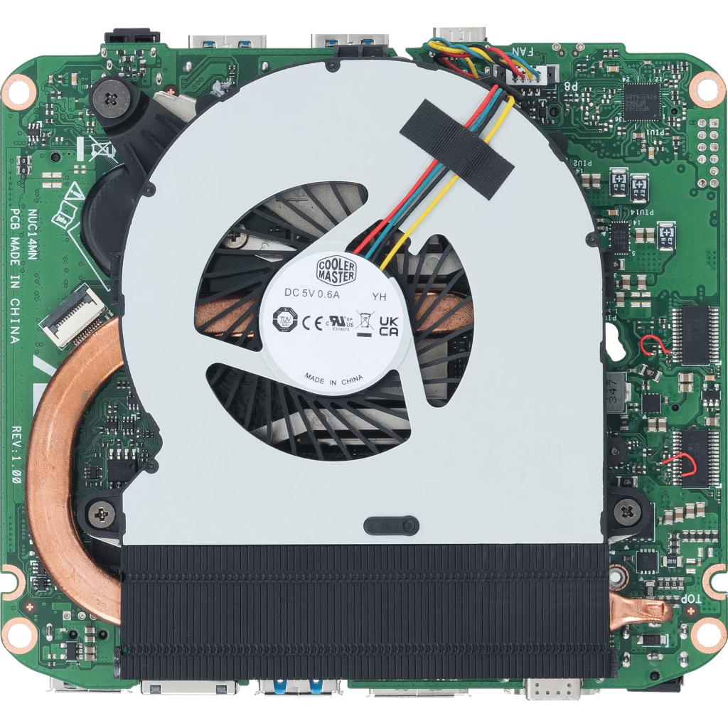 Комп'ютер ASUS NUC 14 Essential RNUC14MNK9700002 Slim Kit(L6) / N97, M.2 22x80 NVMe & SATA SSD, EU Cord (90AR00M2-M00080) - зображення 10