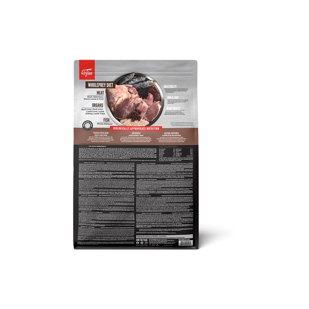 Сухий корм для кішок Orijen Regional Red зі смаком м'яса та риби 1.8 кг (0064992282189) - зображення 3