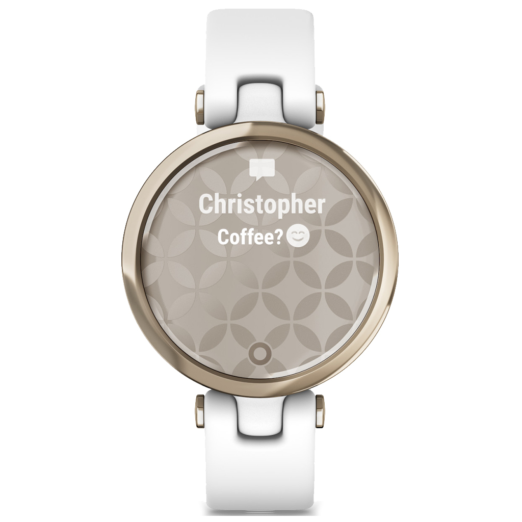 Смарт-годинник Garmin Lily, CreamGold, White, Silicone (010-02384-10) - зображення 8