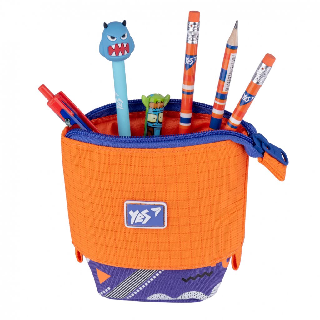 Пенал Yes Підставка PH-M2 Erudite Помаранчевий / Бузковий (532910) - зображення 3