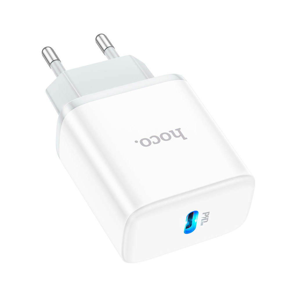 Зарядний пристрій HOCO C104A Stage USB-C PD20W White (6931474782892) - зображення 3