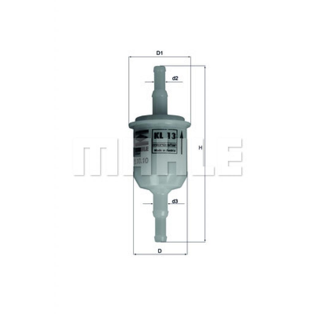 Фільтр паливний Mahle KL13OF - зображення 3