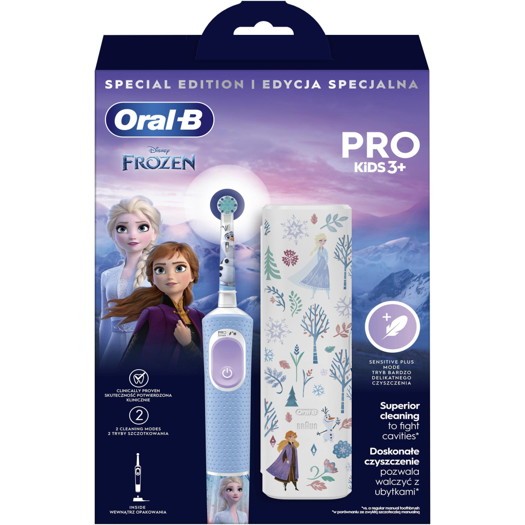 Електрична зубна щітка Oral-B D103.413.2KX Frozen - зображення 2