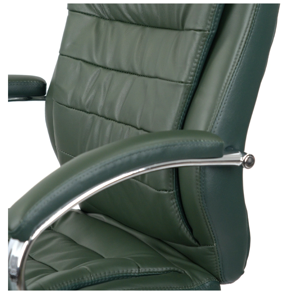 Офісне крісло Аклас Валенсія MB XY-7340 Зелений (Шкіра Lux LC-green) (00161485) - зображення 7