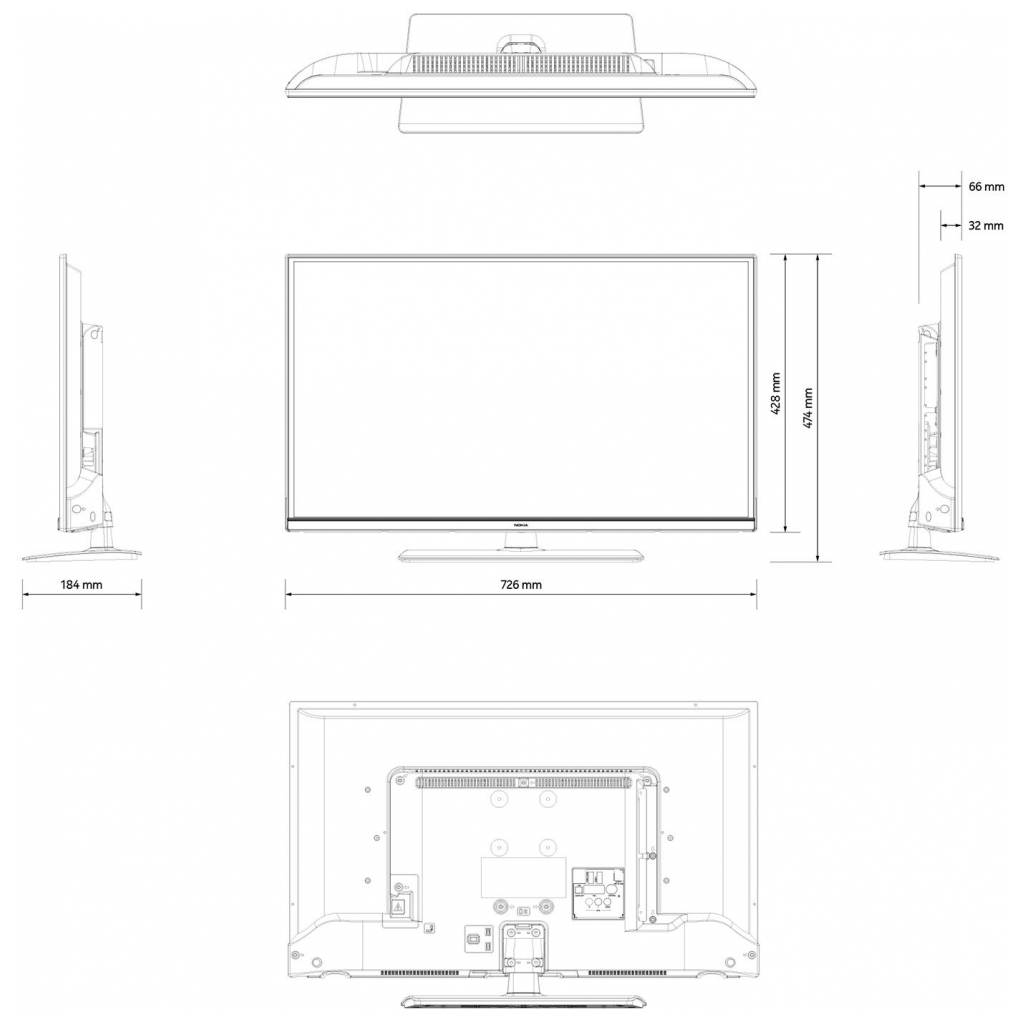 Телевізор Nokia 3200B - зображення 4