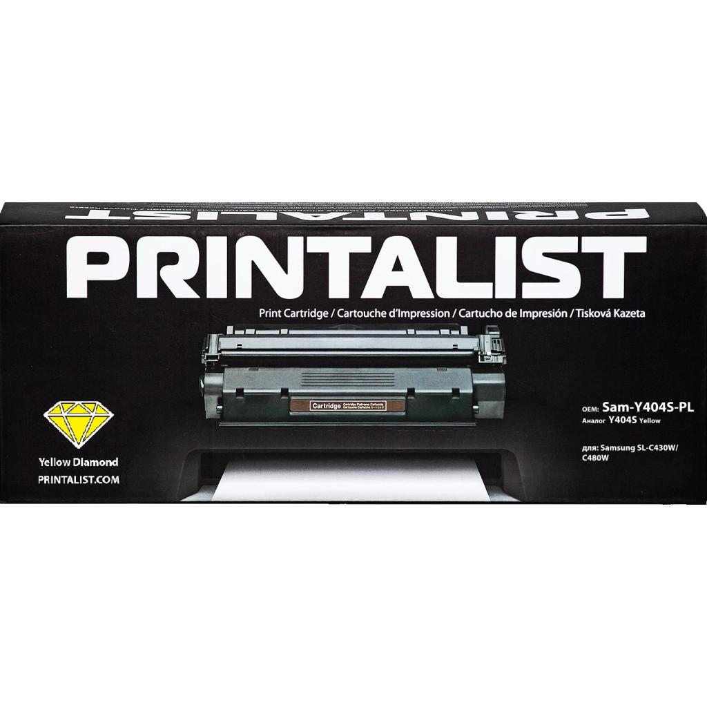 Картридж Printalist Samsung SL-C430W/C480W, SU452A Yellow (Sam-Y404S-PL) - зображення 1
