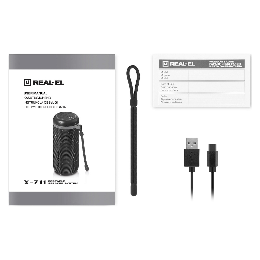 Акустична система REAL-EL X-711 Black (EL121600026) - зображення 10