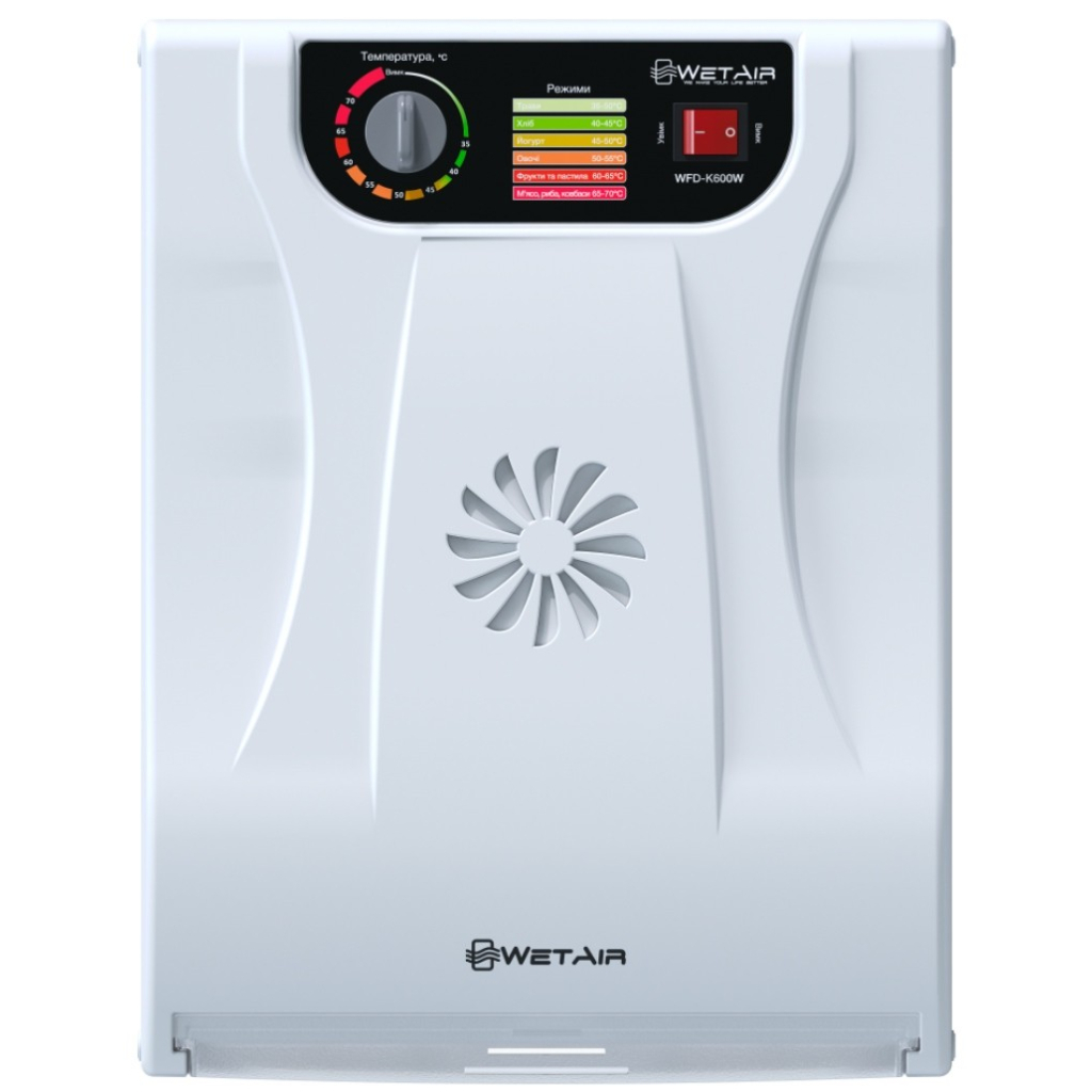 Сушка для овочів та фруктів WetAir WFD-K600W - изображение 4