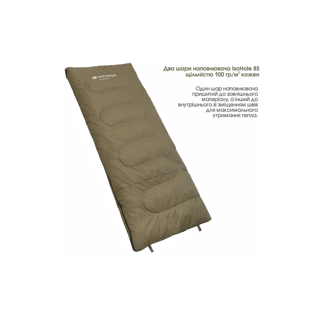 Спальний мішок Mousson PUNTO Olive (10725) - зображення 4