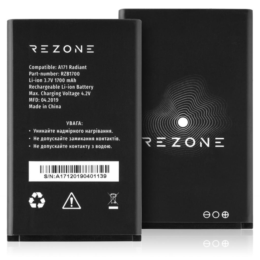 Акумуляторна батарея Rezone for A171 Radiant 1700mah (BL-17C) - зображення 3