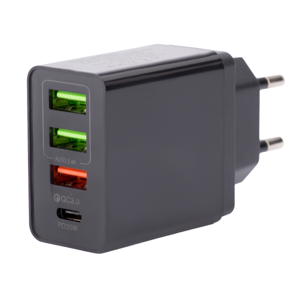 Зарядний пристрій XoKo QC-470 (APD-36W01) (QC-470-BK) - зображення 1