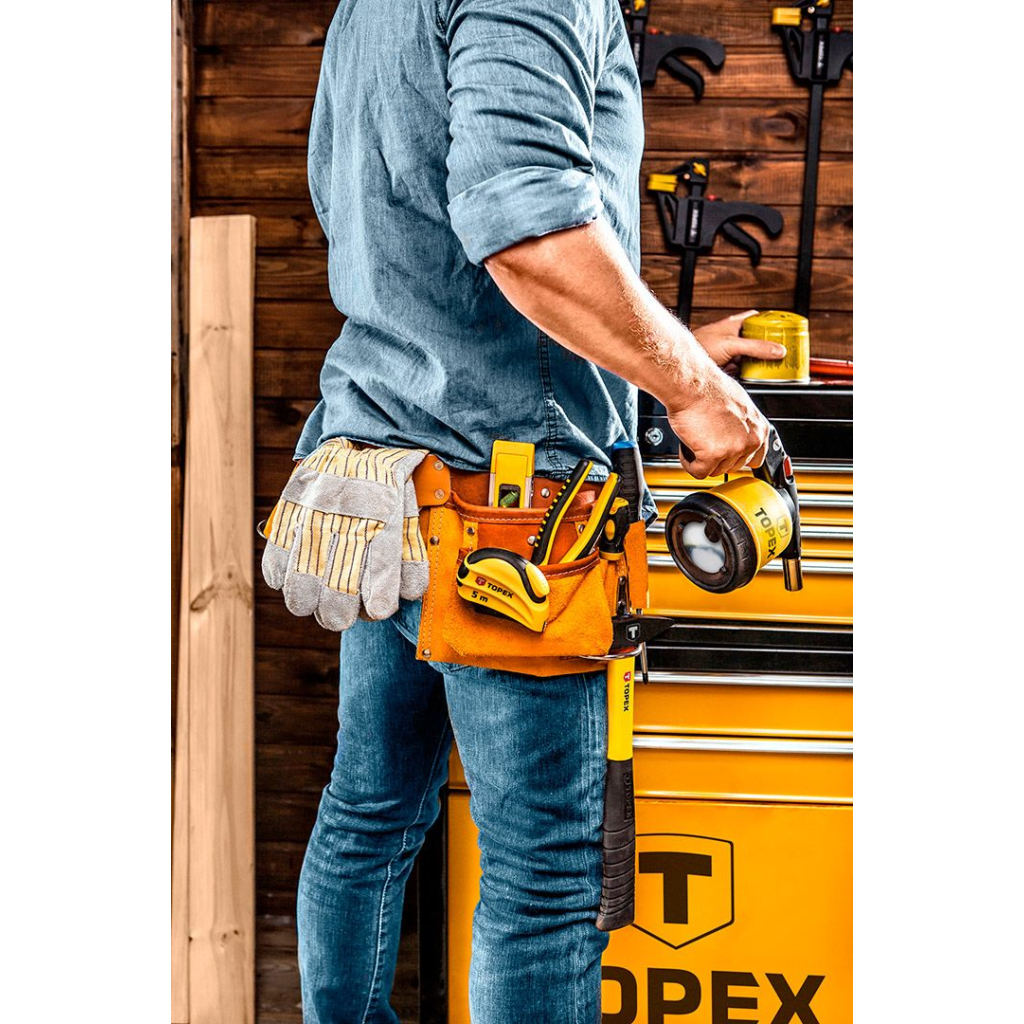 Сумка для інструмента Topex пояс монтажника, 11 кишень (79R405) - зображення 2