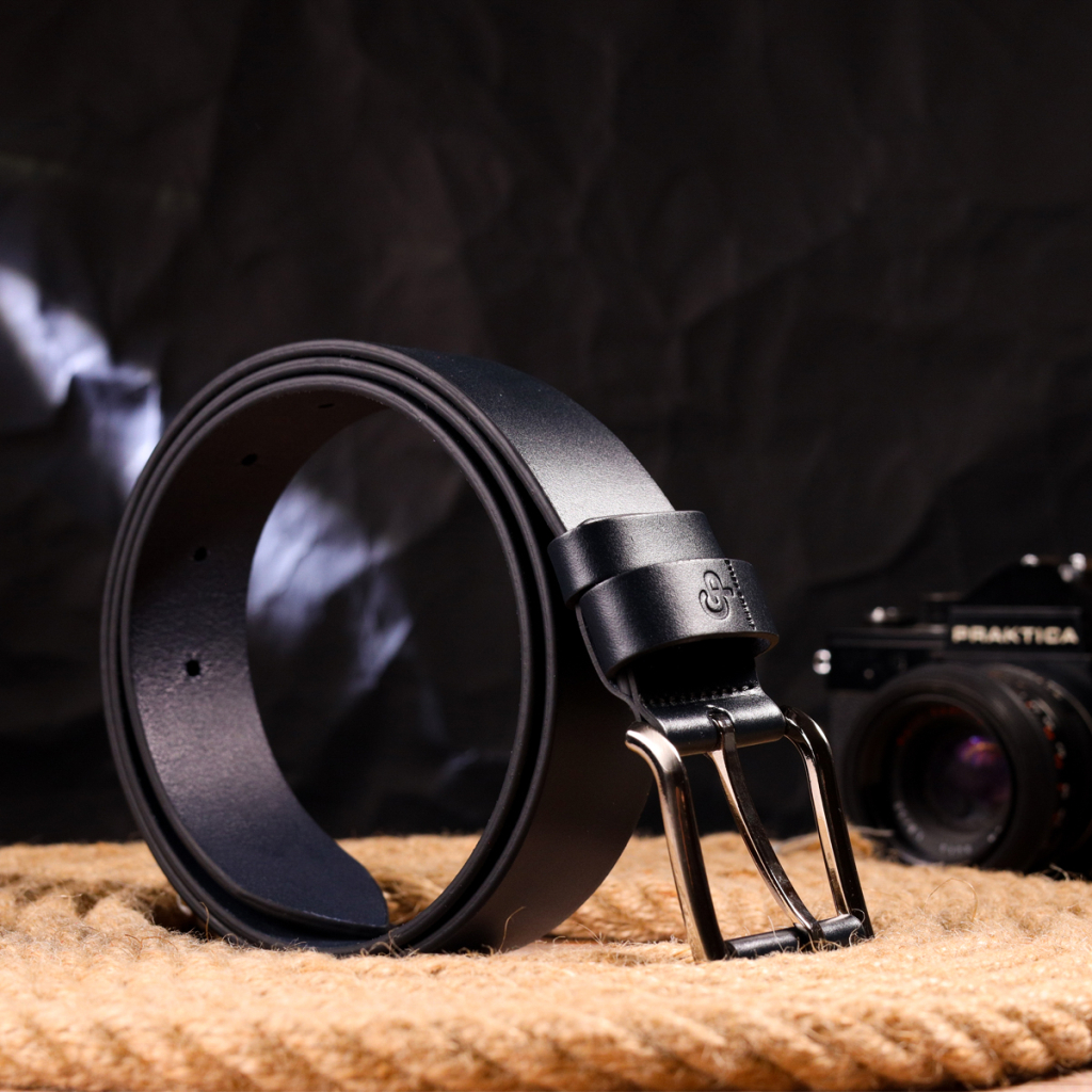 Ремінь Grande Pelle З натуральної шкіри Синій (21470) - зображення 8