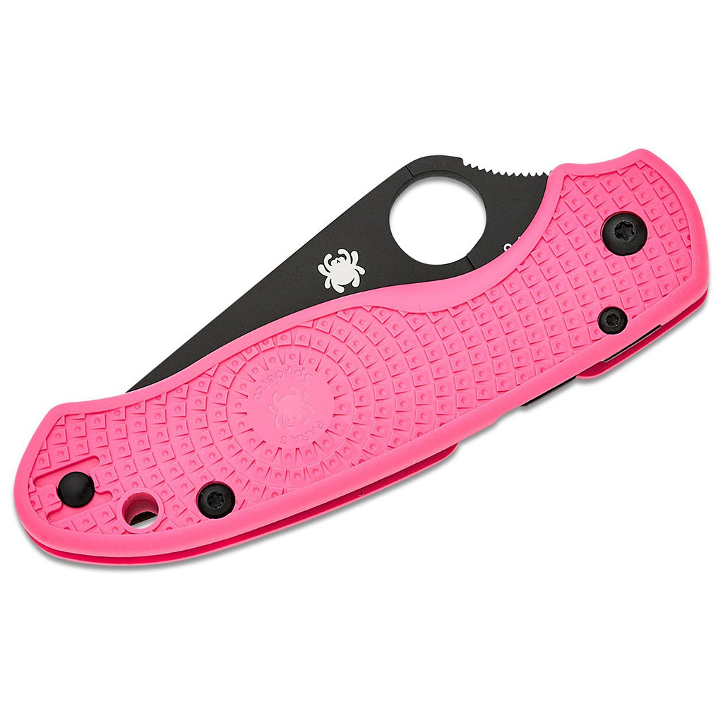 Ніж Spyderco Para 3 DLC BD1N Pink FRN (C223PPNBK) - зображення 3