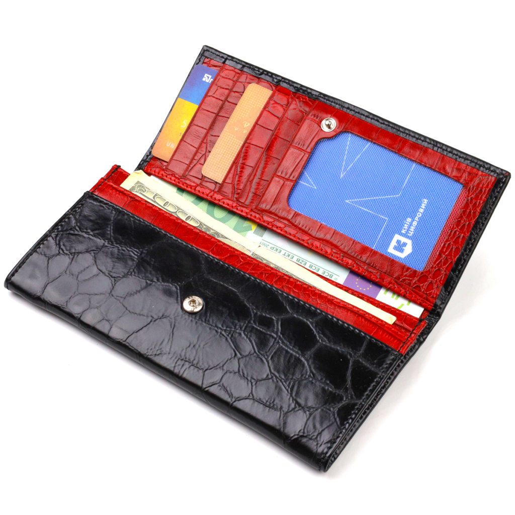 Гаманець Canpellini З натуральної шкіри Чорний (21834) - зображення 5